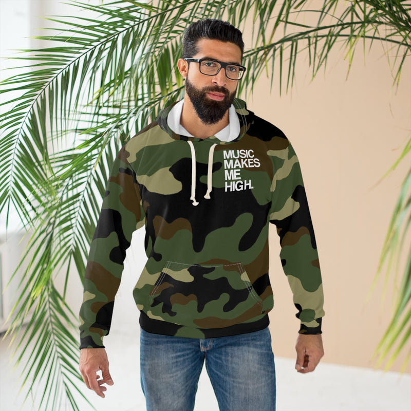 MMMH Unisex Hoodie: Camo | White