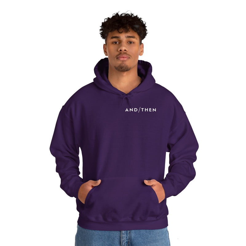 IJTT Unisex Hoodie: AT Slash White | Purple