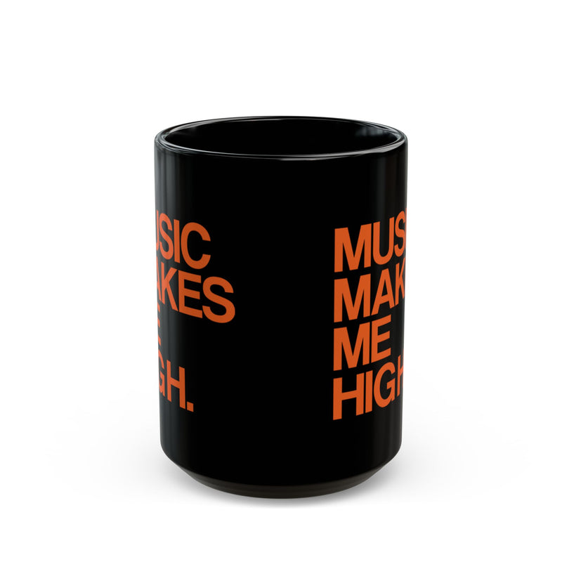 MMMH Black Mug: Orange