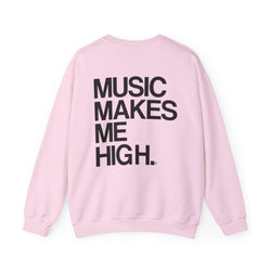 MMMH Unisex Sweatshirt: Light Pink | Black