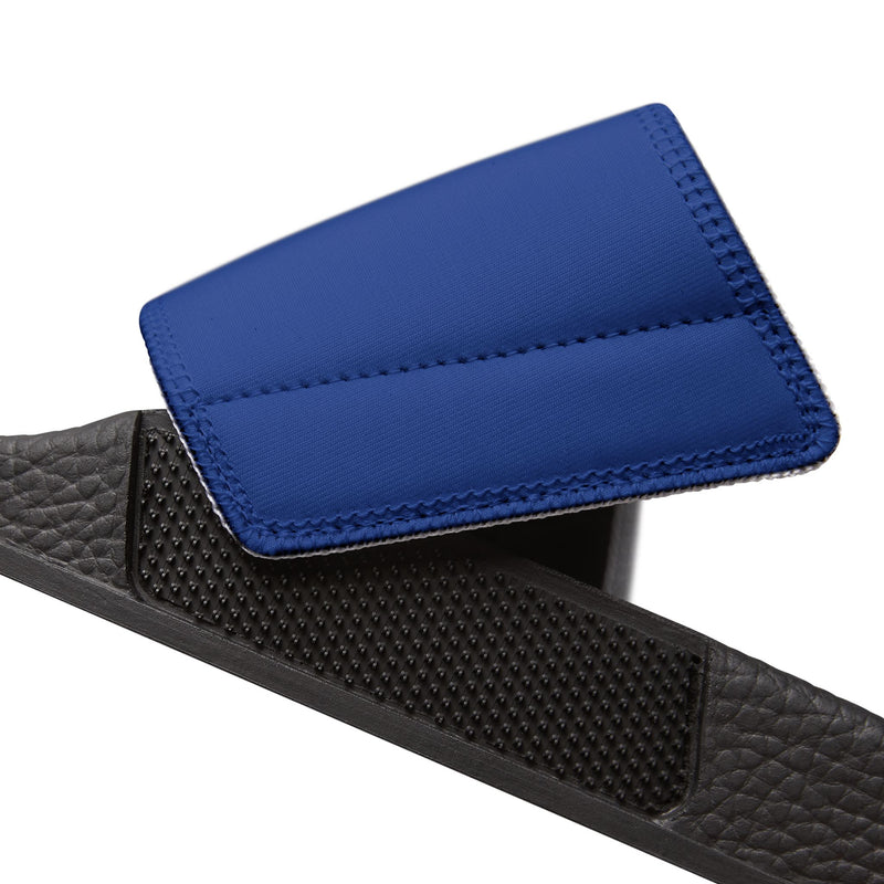 MMMH Unisex Slides: Dark Blue/Black | Black