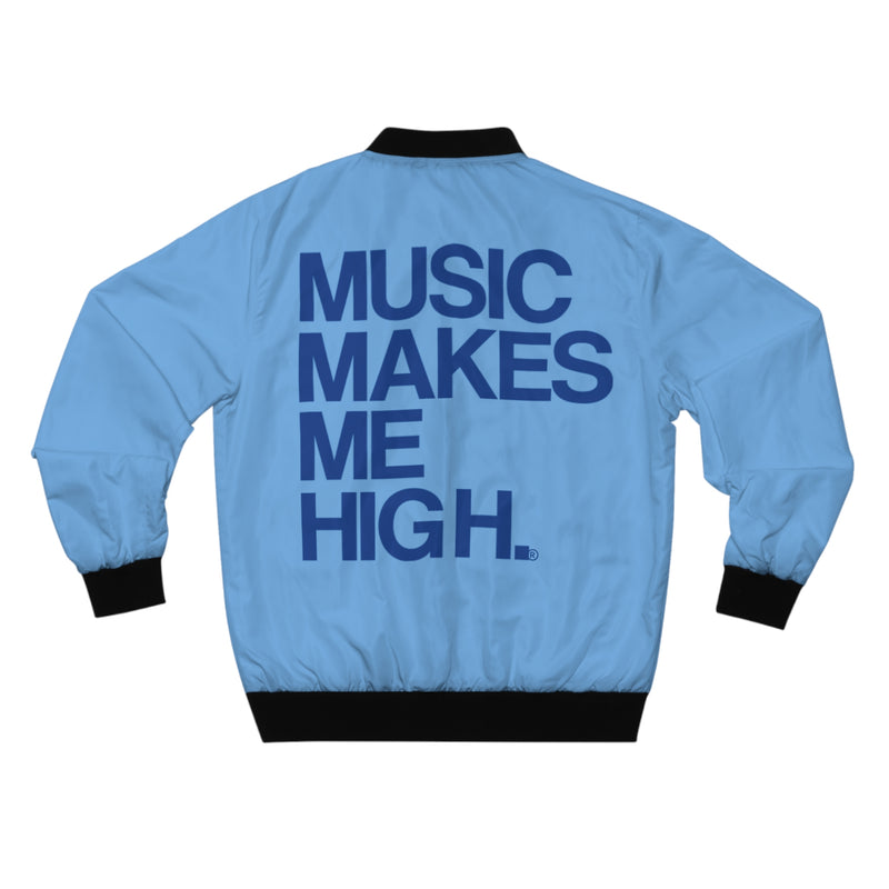 MMMH Unisex Bomber Jacket: Light Blue | Dark Blue