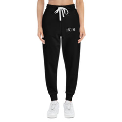 NOVL Unisex Joggers: Black | White