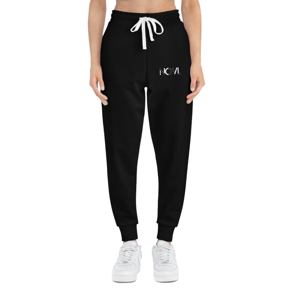 NOVL Unisex Joggers: Black | White