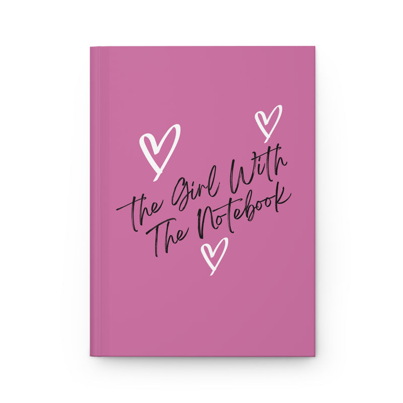 TGWTN Hardcover Journal: White/Black | Light Pink