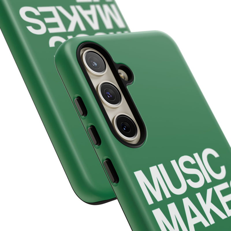 MMMH Classic Phone Case: Dark Green | White