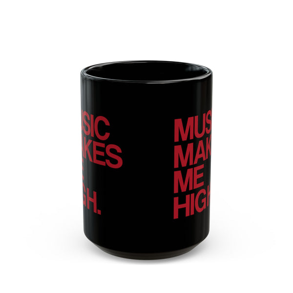 MMMH Black Mug: Cherry Red