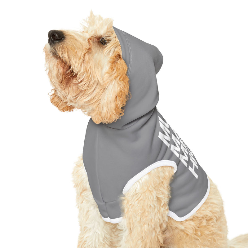 MMMH Pet Hoodie: Grey | White