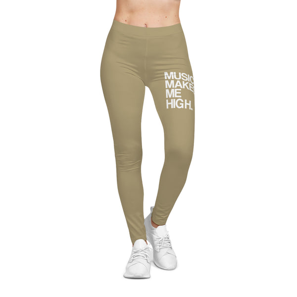 MMMH Leggings: Gold | White