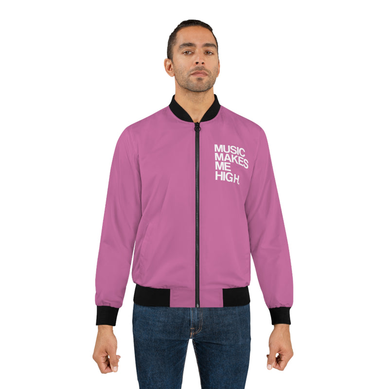 MMMH Bomber Jacket: Light Pink | White Lettering