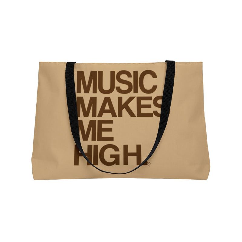 MMMH Weekender Bag (Black Handle): Tan | Brown