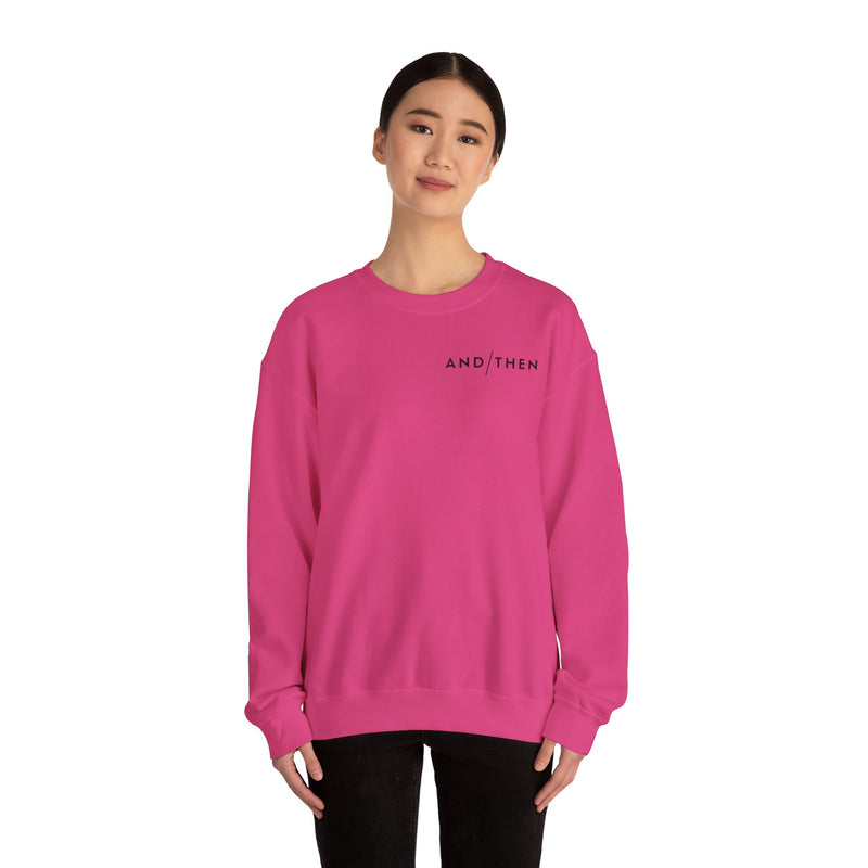 IJTT Unisex Sweatshirt: AT Slash Black | Pink