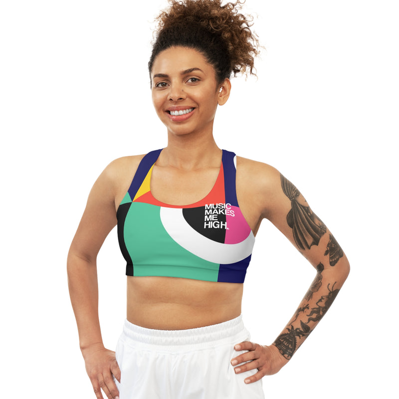 MMMH Sports Bra: Clement | White