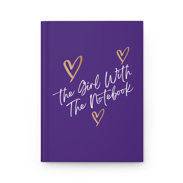 TGWTN Hardcover Journal: Brown/White | Purple