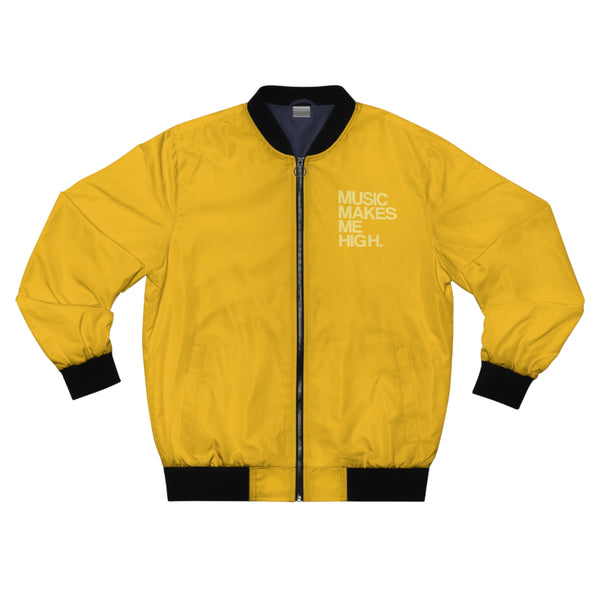 MMMH Unisex Bomber Jacket: Yellow | Light Yellow