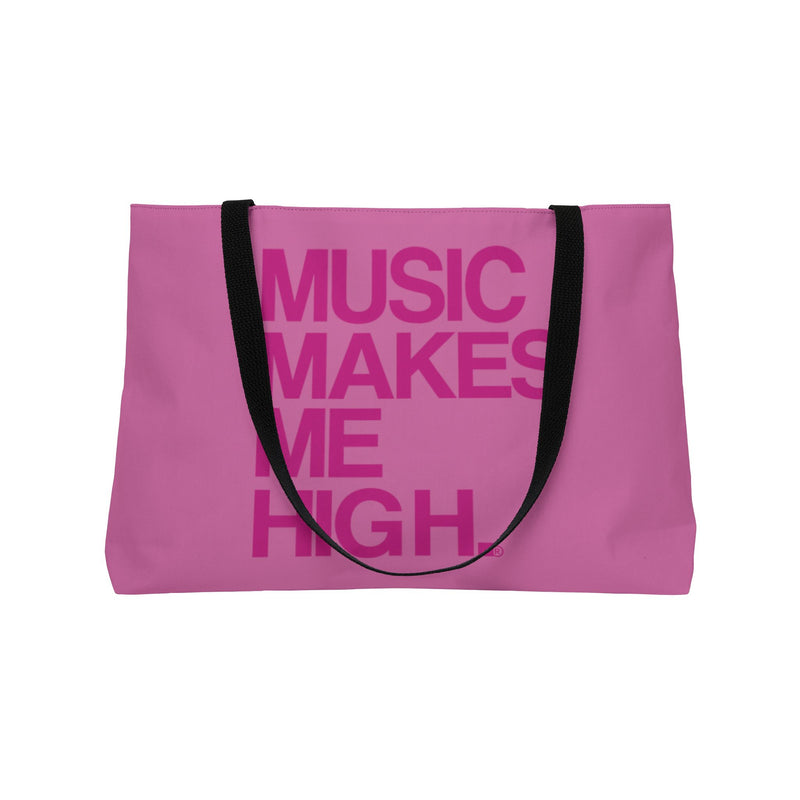 MMMH Weekender Bag (Black Handle): Light Pink | Pink