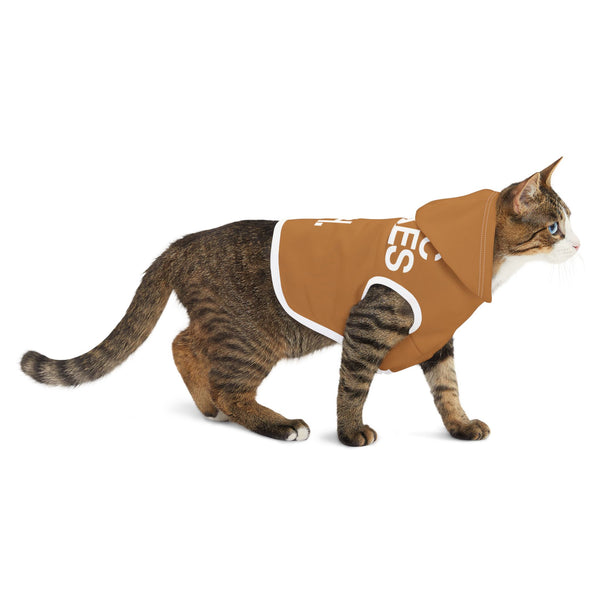 MMMH Pet Hoodie: Light Brown | White