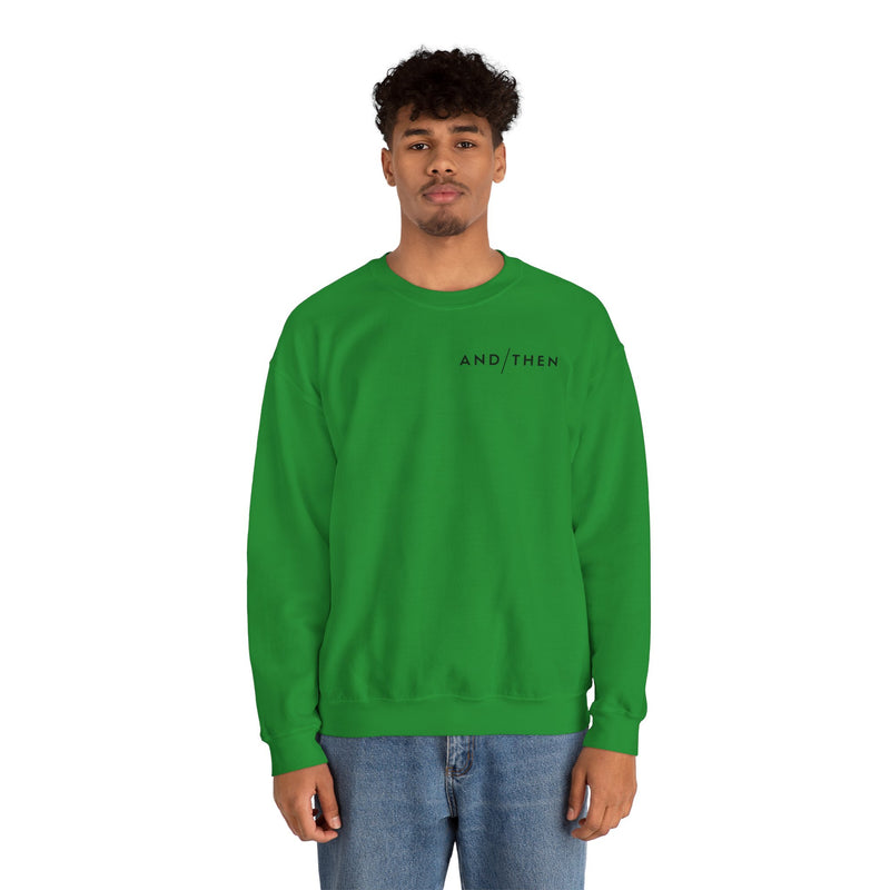 IJTT Unisex Sweatshirt: AT Slash Black | Irish Green