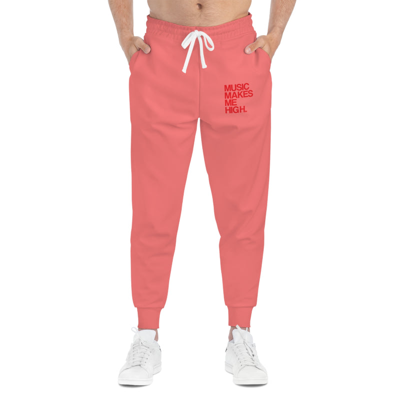 MMMH Unisex Joggers: Light Red | Red