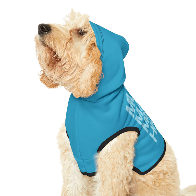 MMMH Pet Hoodie: Turquoise | Light Turquoise