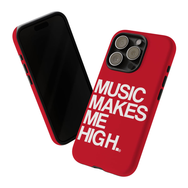 MMMH Classic Phone Case: Dark Red | White