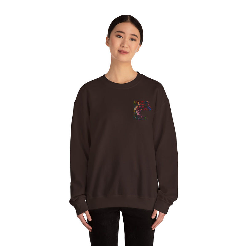 MMMH Unisex Sweatshirt: Dark Chocolate | Floral