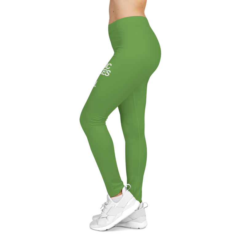 MMMH Leggings: Green | White