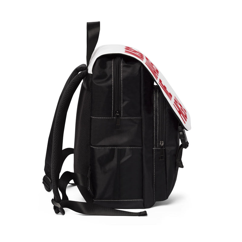 MMMH Backpack: White | Red