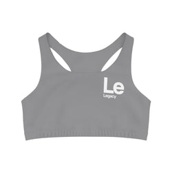 NOVL Sports Bra: Legacy Grey | White