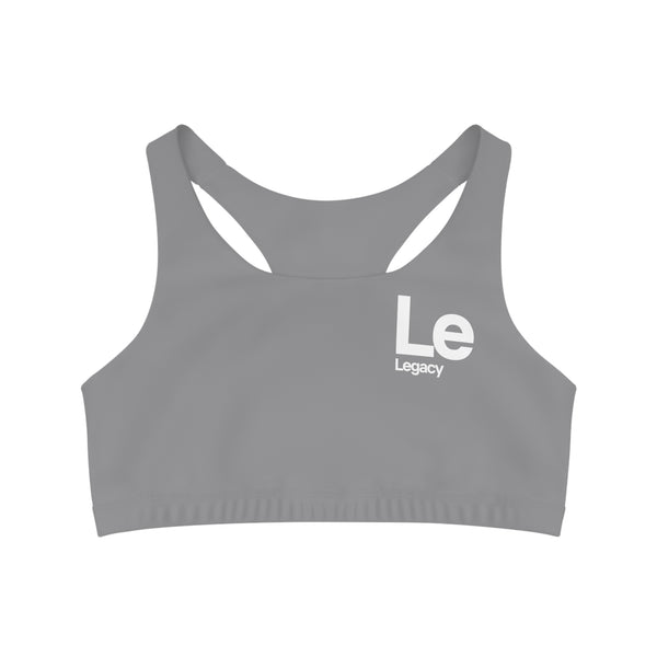 NOVL Sports Bra: Legacy Grey | White