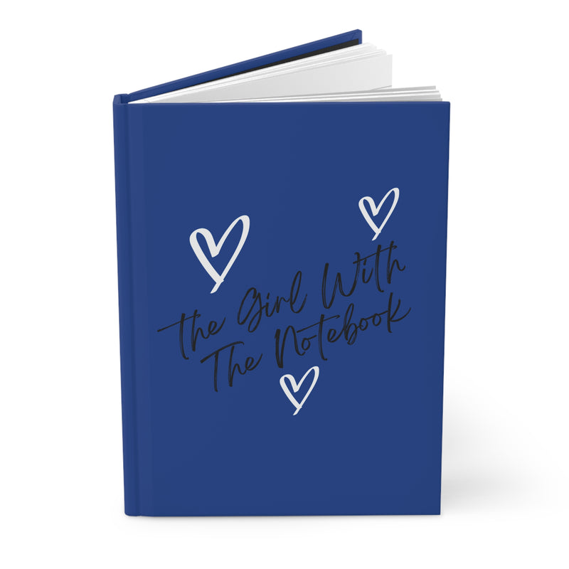 TGWTN Hardcover Journal: White/Black | Dark Blue