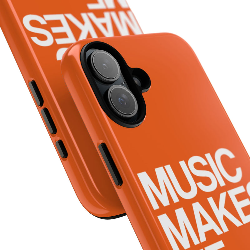 MMMH Classic Phone Case: Orange | White