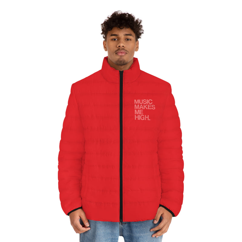 MMMH Men's Puffer Jacket: Red | Light Red