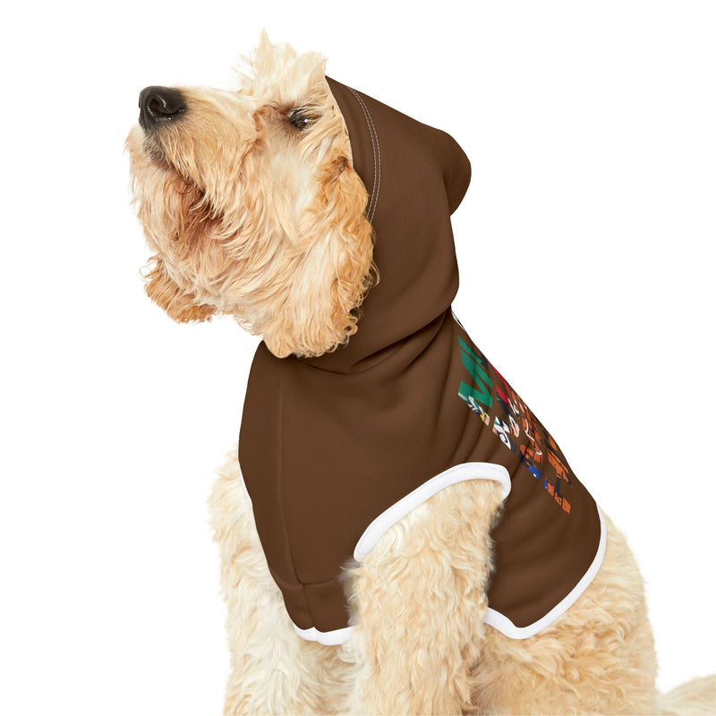 MMMH Pet Hoodie: Brown | Graffiti