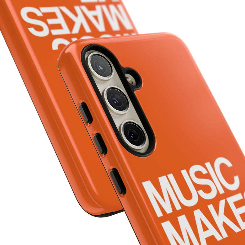 MMMH Classic Phone Case: Orange | White