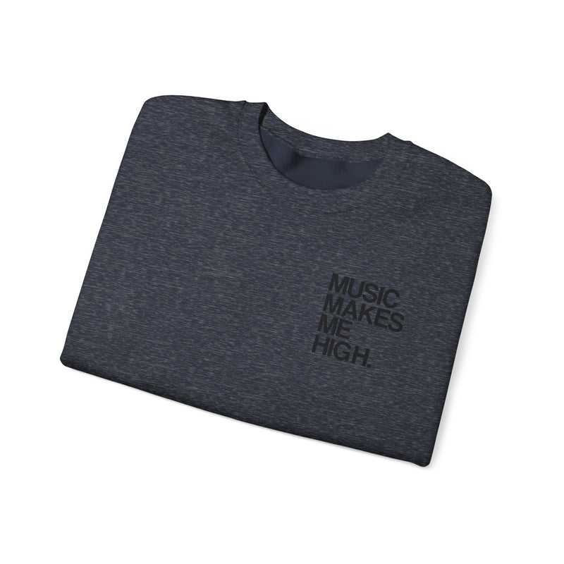 MMMH Unisex Sweatshirt: Heather Sport Dark Navy | Black