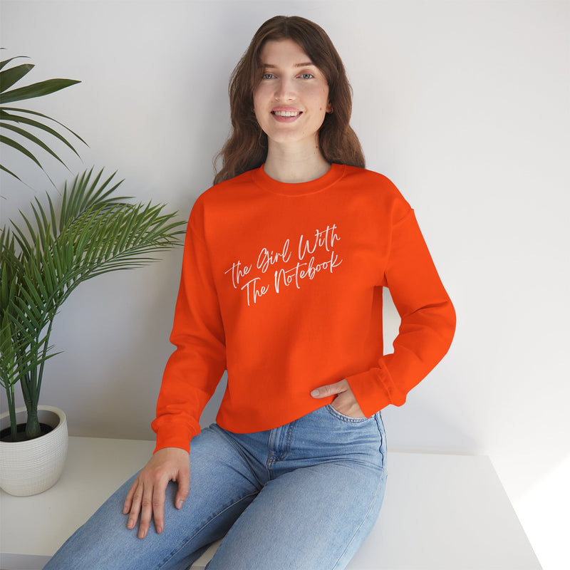 TGWTN Unisex Sweatshirt: White | Orange