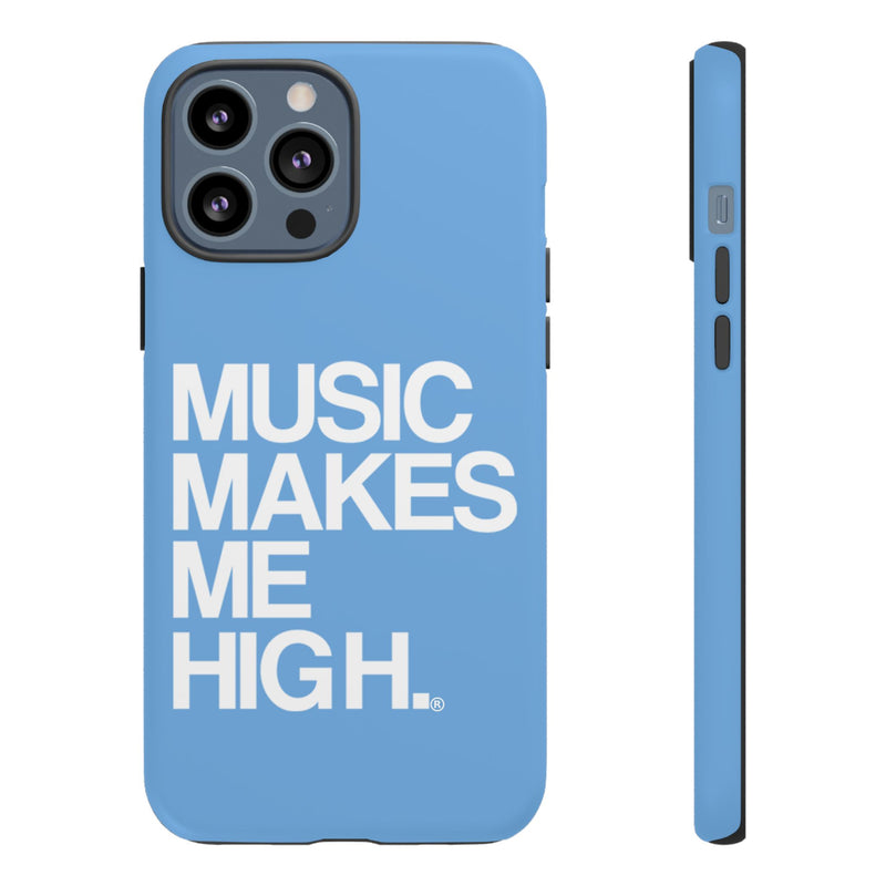 MMMH Classic Phone Case: Light Blue | White