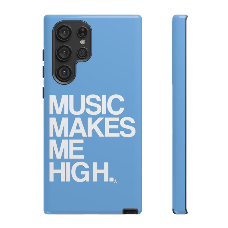 MMMH Classic Phone Case: Light Blue | White