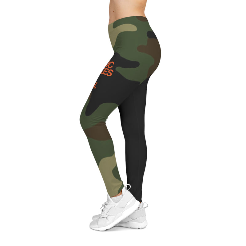 MMMH Leggings: Camo/Black | Orange