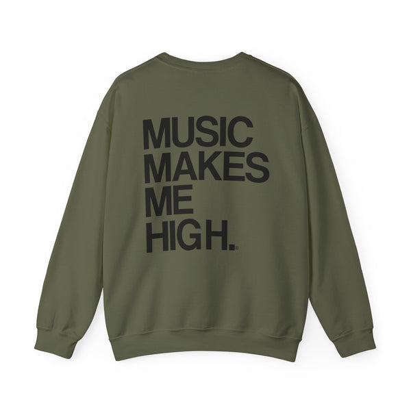 MMMH Unisex Sweatshirt: Military Green | Black Lettering