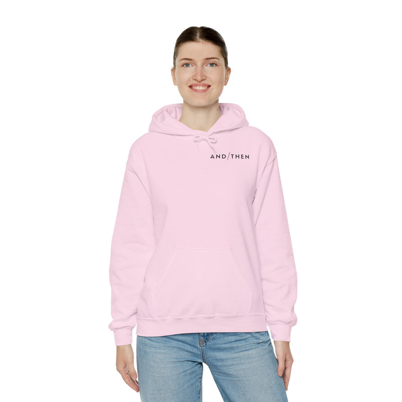 IJTT Unisex Hoodie: AT Slash Black | Light Pink