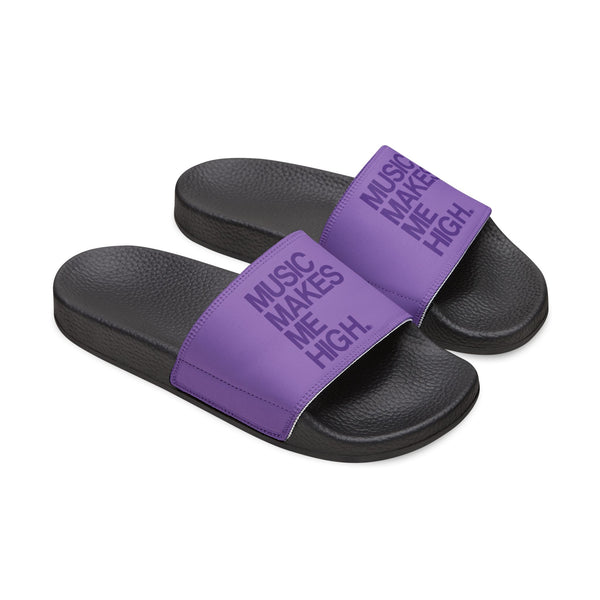 MMMH Unisex Sandals: Light Purple/Black | Purple