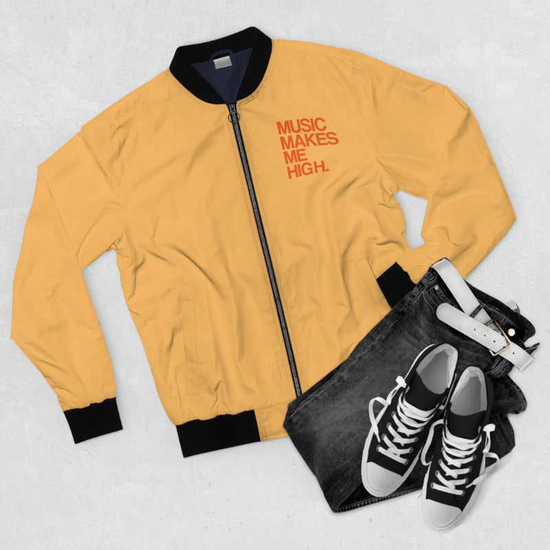 MMMH Unisex Bomber Jacket: Light Orange | Orange