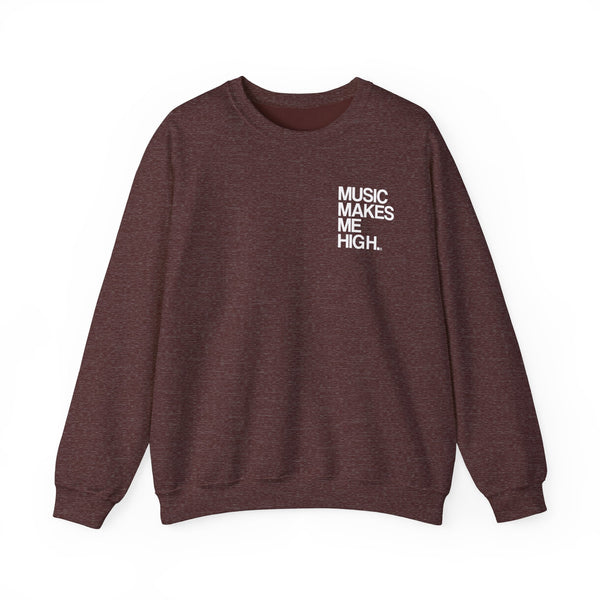 MMMH Unisex Sweatshirt: Heather Sport Dark Maroon | White Lettering