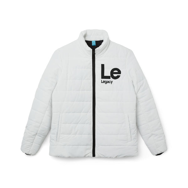 NOVL Women’s Puffer Jacket: Legacy White | Black