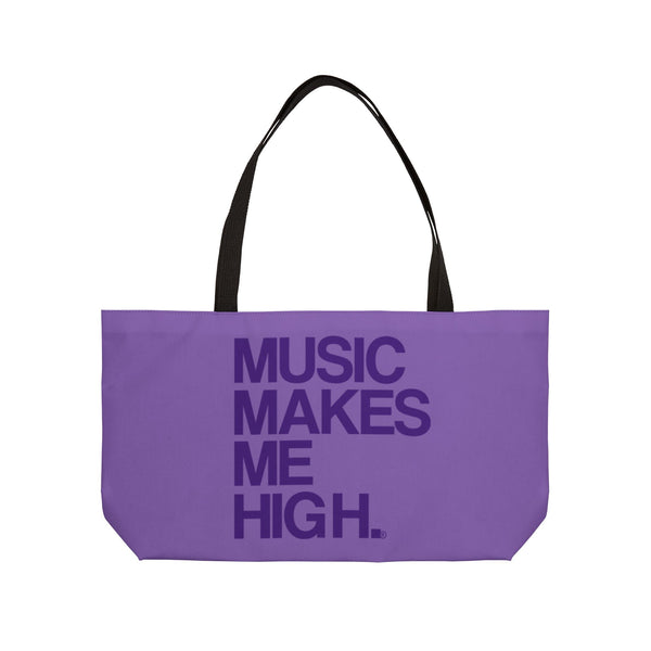 MMMH Weekender Bag (Black Handle): Light Purple | Purple