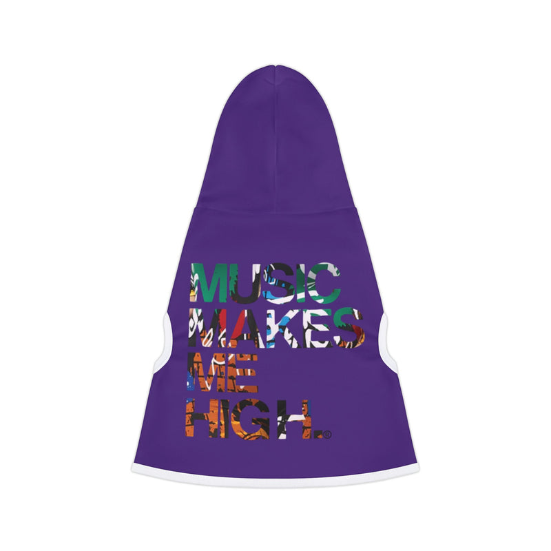 MMMH Pet Hoodie: Purple | Graffiti