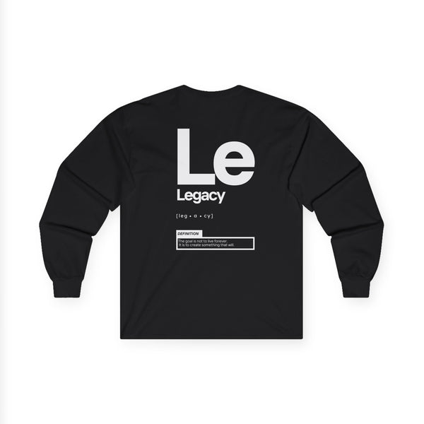 NOVL Long Sleeve Shirt: Legacy Black | White