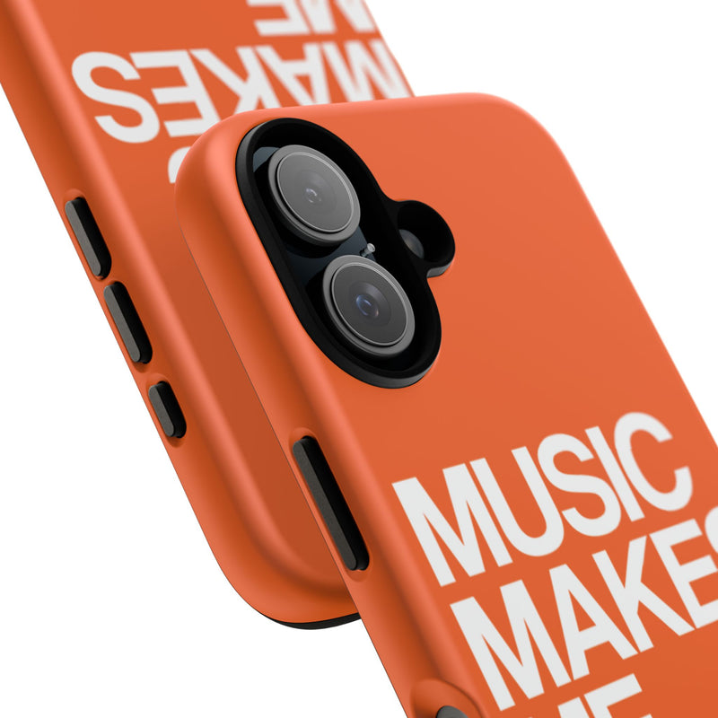 MMMH Classic Phone Case: Orange | White